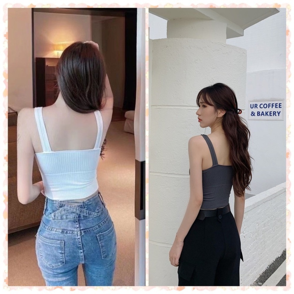 M.F 螺紋運動內衣 V領無鋼圈 運動防走光 美背背心 運動背心 有胸墊透氣 四季風 女生內衣 小可愛 A0005-細節圖7