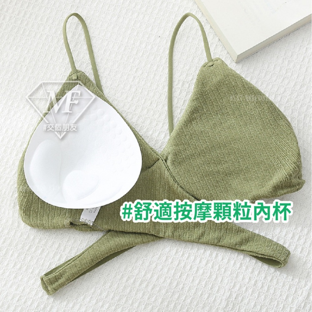 M.F 性感美背 小可愛 女生背心 女學生內衣 台灣賣家 交叉美背 細肩帶 夏季 薄款 現貨 背心 A0057-細節圖6