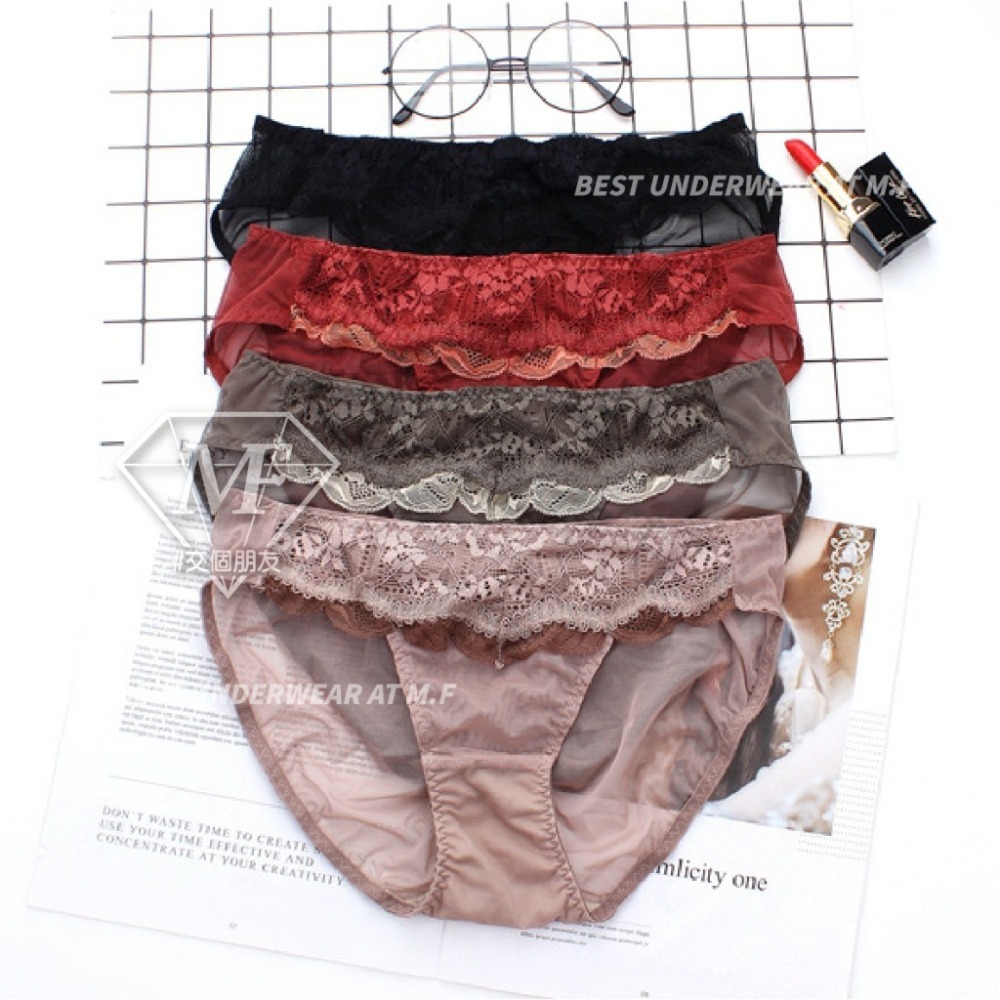 M.F 現貨 套裝內褲 蕾絲內褲 女生內褲 性感內褲 三角褲 流行內褲 柔霧蕾絲 性感 快速出貨 A0040-1-細節圖9