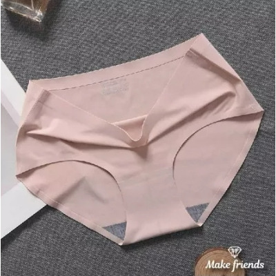 M.F 台灣出貨 冰絲內褲 冰絲無痕內褲 現貨秒出 大尺碼 無痕內褲 女內褲 內褲包邊 不捲曲不夾臀 B0023-規格圖9