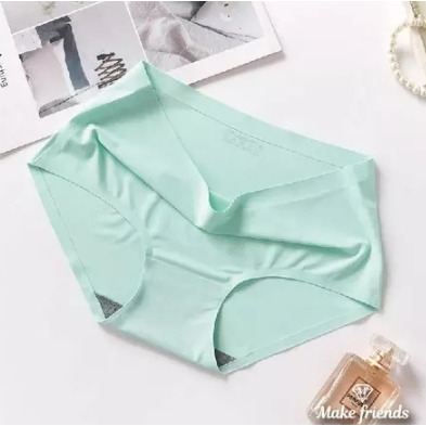 M.F 台灣出貨 冰絲內褲 冰絲無痕內褲 現貨秒出 大尺碼 無痕內褲 女內褲 內褲包邊 不捲曲不夾臀 B0023-規格圖9