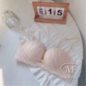 M.F 前扣內衣 前釦式 內衣 蕾絲內衣 無肩帶內衣 無鋼圈內衣 爆乳 女生 性感內衣 手掌杯 雙前扣 A0062-規格圖9