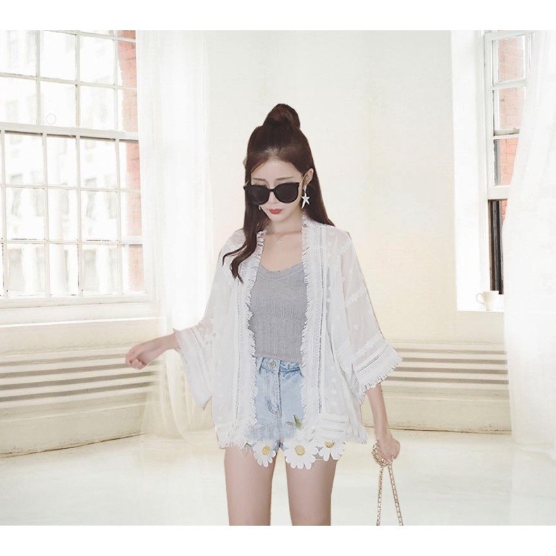 M.F 台灣賣家 雪紡 空調杉 現貨 薄款外套 比基尼罩衫 防曬衣 現貨 防曬杉 沙灘 防曬 外搭衣 C0036-細節圖4