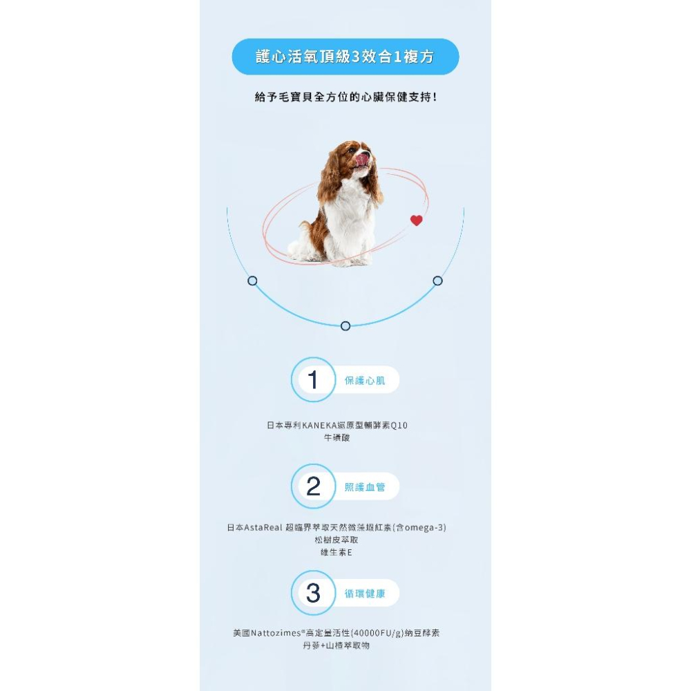 [幸福]【寵立善】犬貓Q10護心活氧複方膠囊-細節圖3