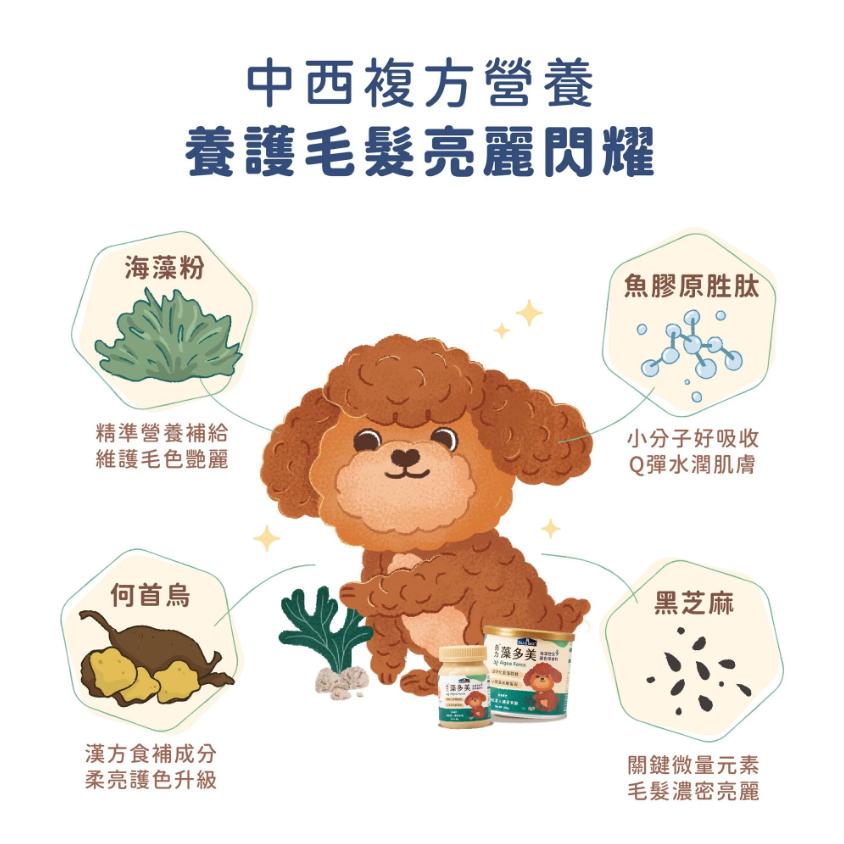 [幸福] BLUE BAY 倍力 藻多美 海藻胜肽護色保健粉 180g-細節圖2