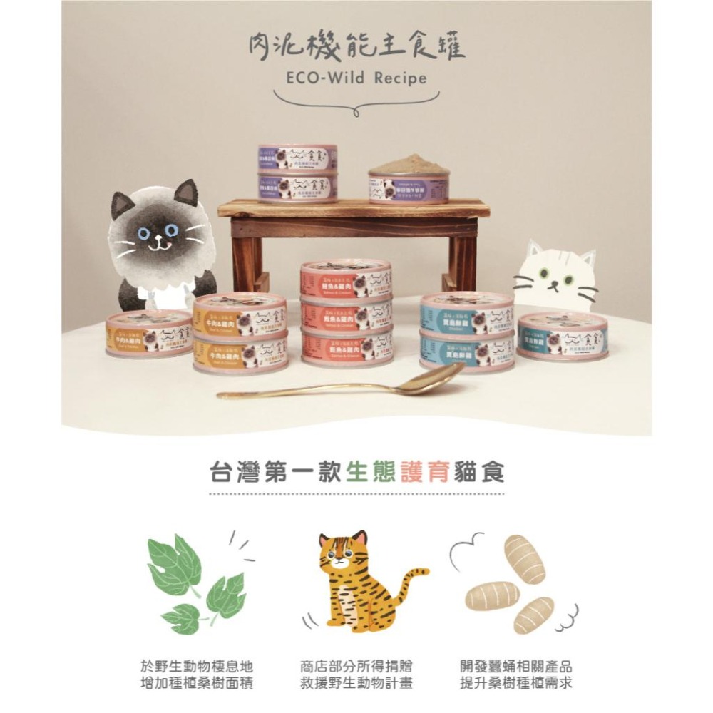 [幸福] 貪貪蜂之罐新上市 生態貓食 Munchee 肉泥/肉絲/超肉泥 機能主食罐 80G系列-細節圖2