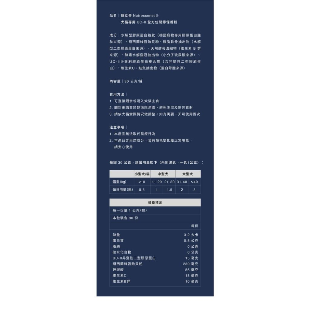 [幸福] Natural10自然食 寵立善 天然保健品系列-細節圖4