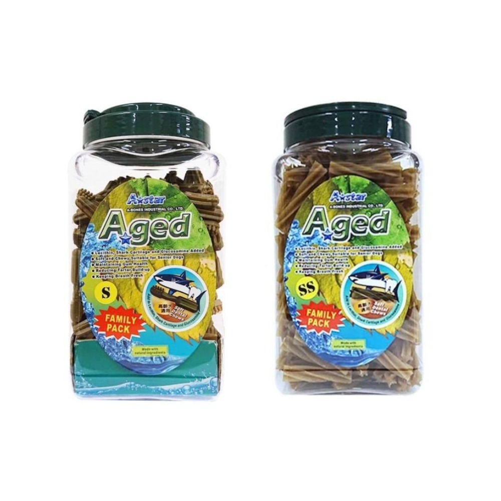 [幸福] 【A STAR】買一送三 潔牙骨桶裝1100g家庭號系列-細節圖3