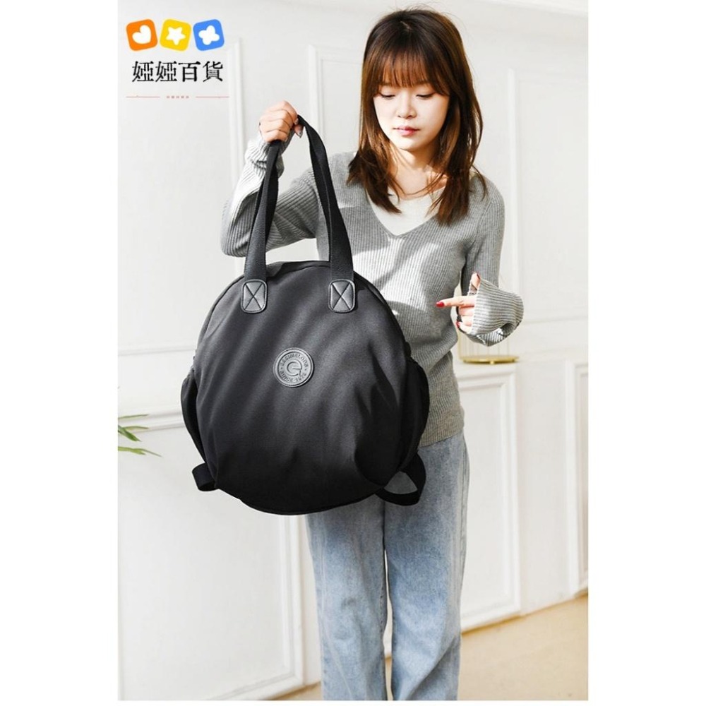 台灣隔日達 大容量背包 三用背包｜可手提 側背 後背｜防潑水 百搭女包 韓系三用包 通勤包 休閒背包 學生後背包-細節圖6