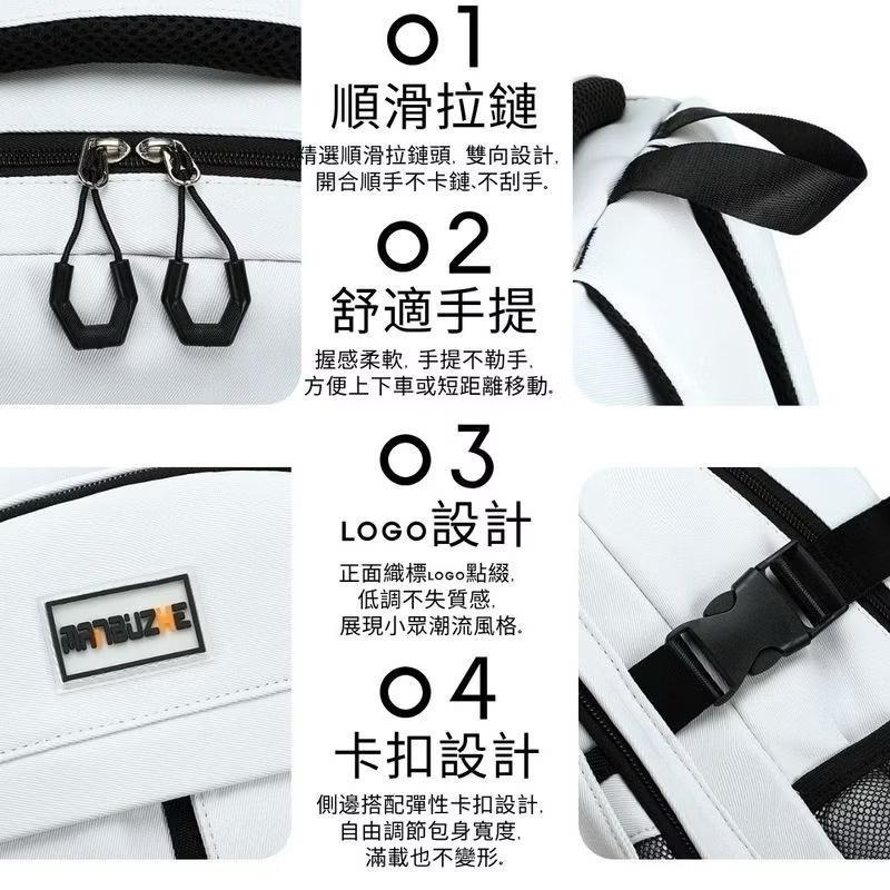 熱銷新款 大容量背包 多隔層雙肩包 後背包｜16吋筆電可放｜學生/旅行/上班通勤｜多色可選｜男女同款 休閒百搭包-細節圖4