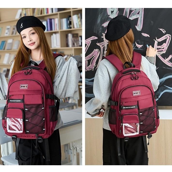 熱銷新款 大容量背包 多隔層雙肩包 後背包｜16吋筆電可放｜學生/旅行/上班通勤｜多色可選｜男女同款 休閒百搭包-細節圖9