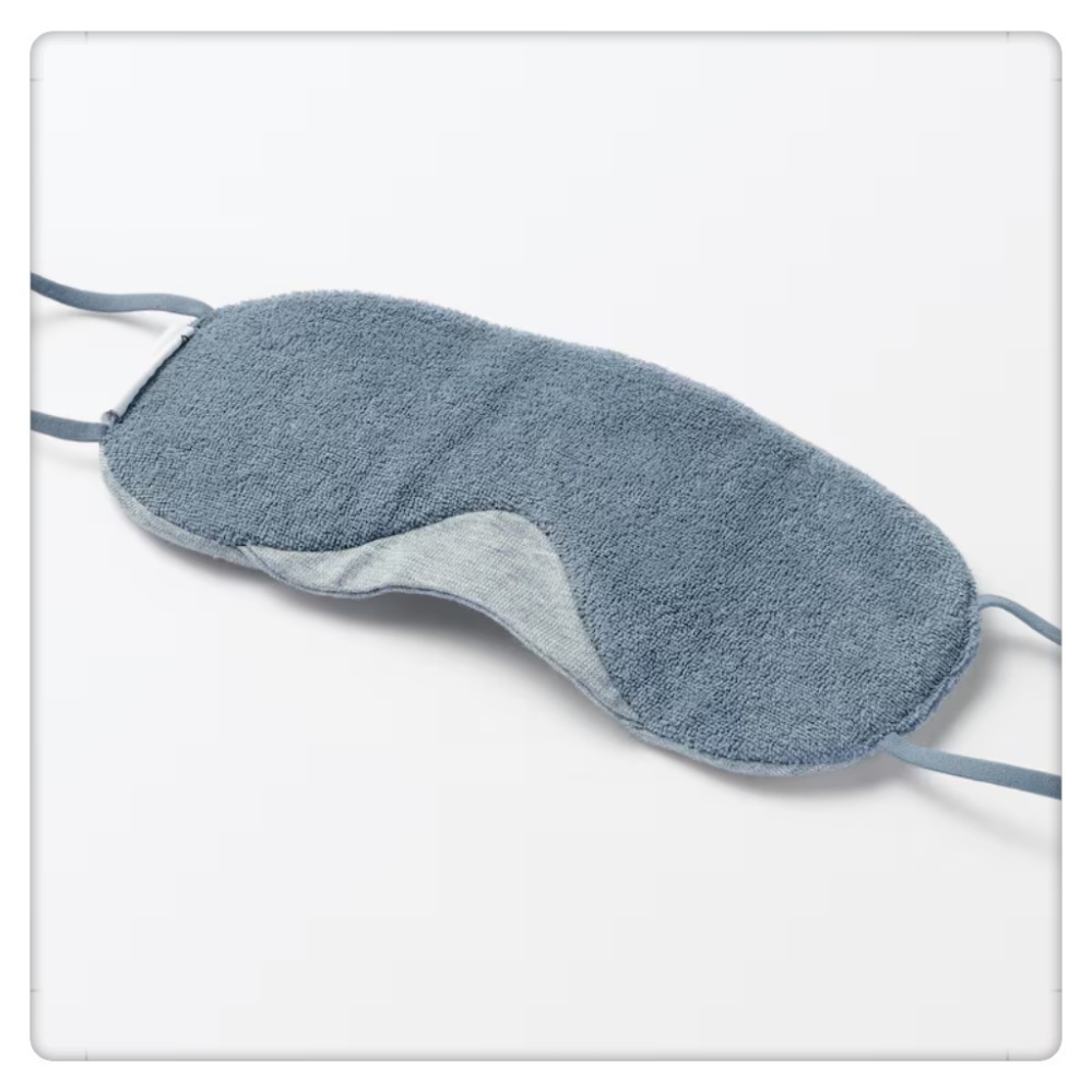 現貨🌸 無印良品 MUJI 棉混紡針織眼罩 遮光眼罩 眼罩-細節圖4