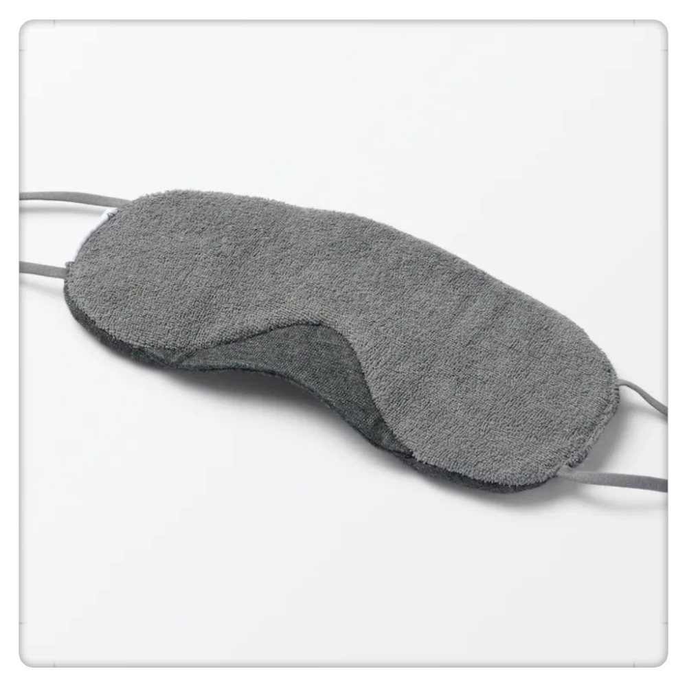 現貨🌸 無印良品 MUJI 棉混紡針織眼罩 遮光眼罩 眼罩-細節圖5