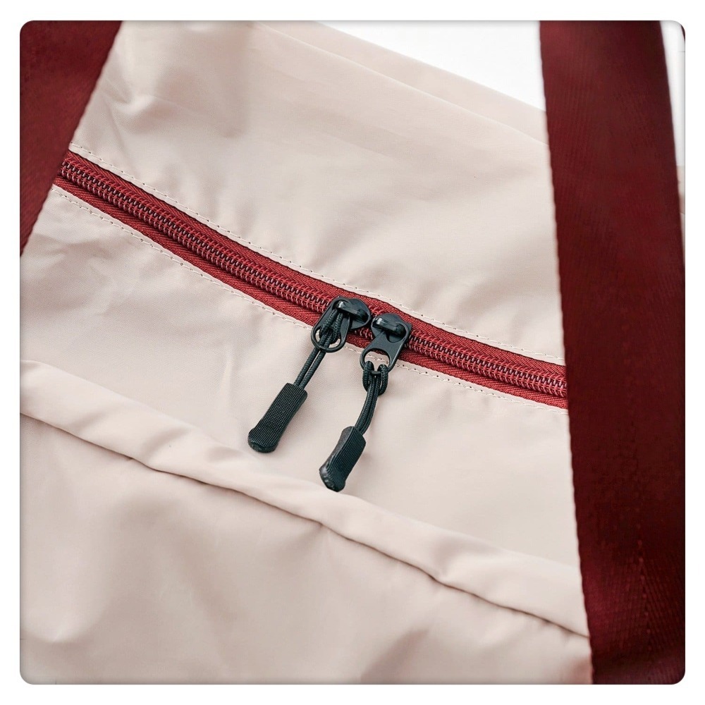 (現貨) 3coins 折疊式旅行袋 登機袋 手提行李袋 波士頓手提行李包 行李袋【米猴小舖】-細節圖5