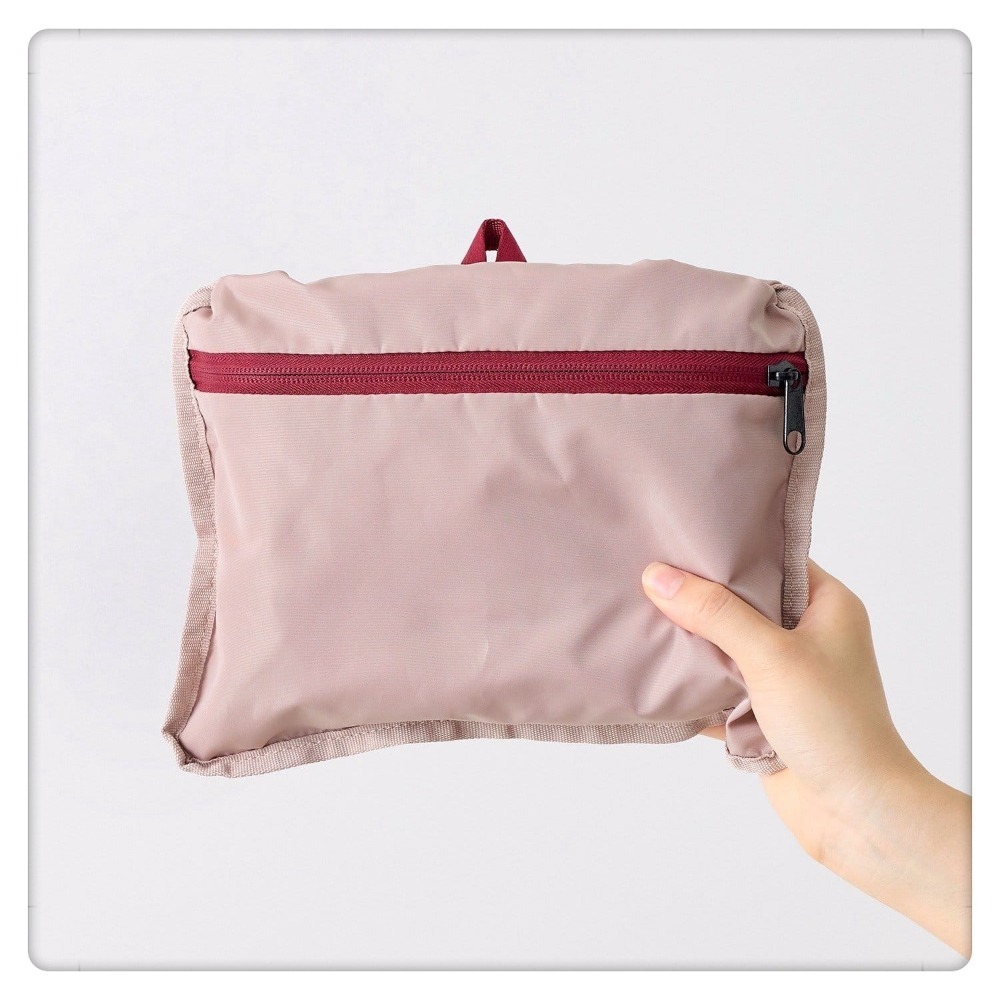 (現貨) 3coins 折疊式旅行袋 登機袋 手提行李袋 波士頓手提行李包 行李袋【米猴小舖】-細節圖6