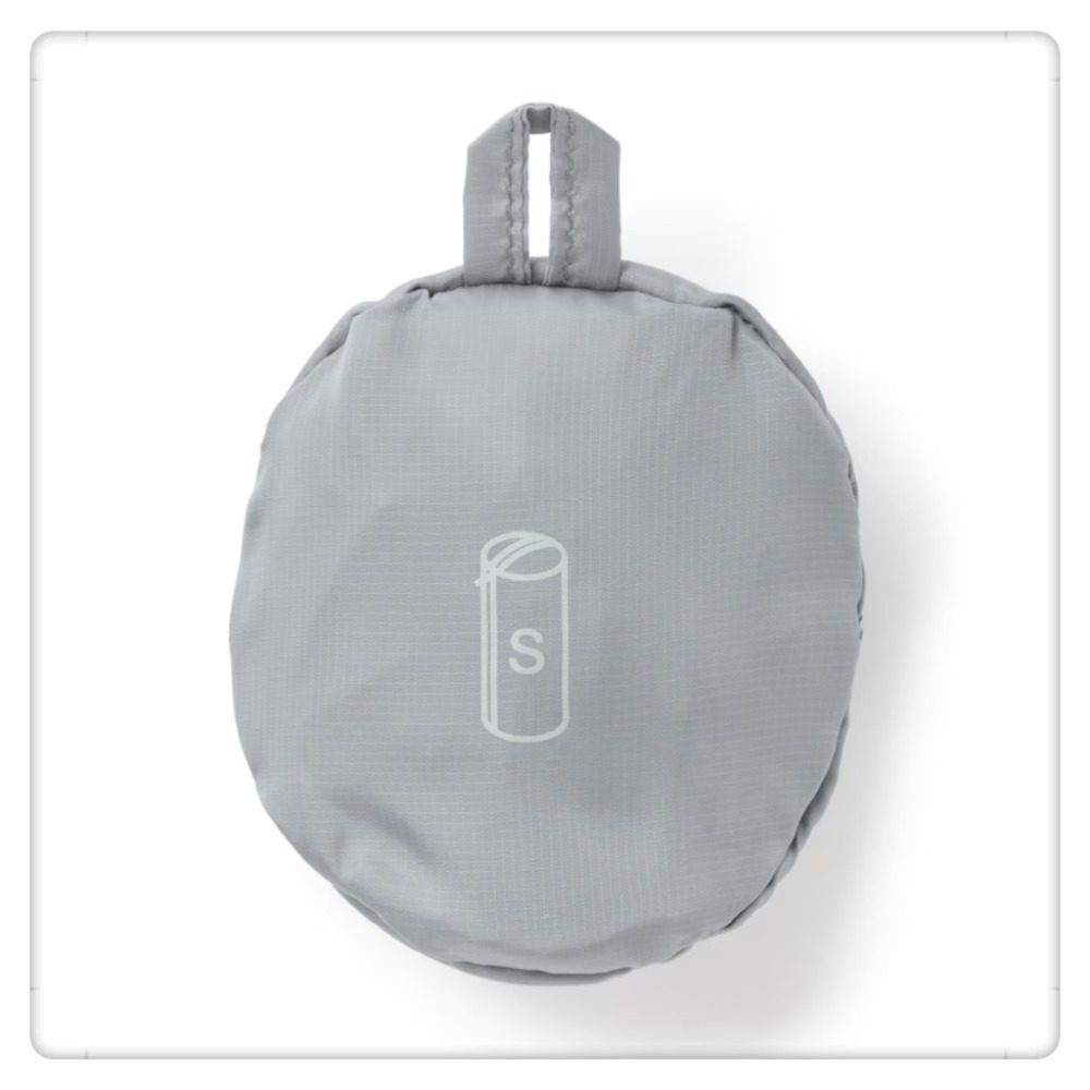 (現貨)  日本 MUJI 無印良品 可折疊行李收納袋 圓柱型 聚酯纖維收納袋 行李收納袋 隙縫收納【米猴小舖】-規格圖6