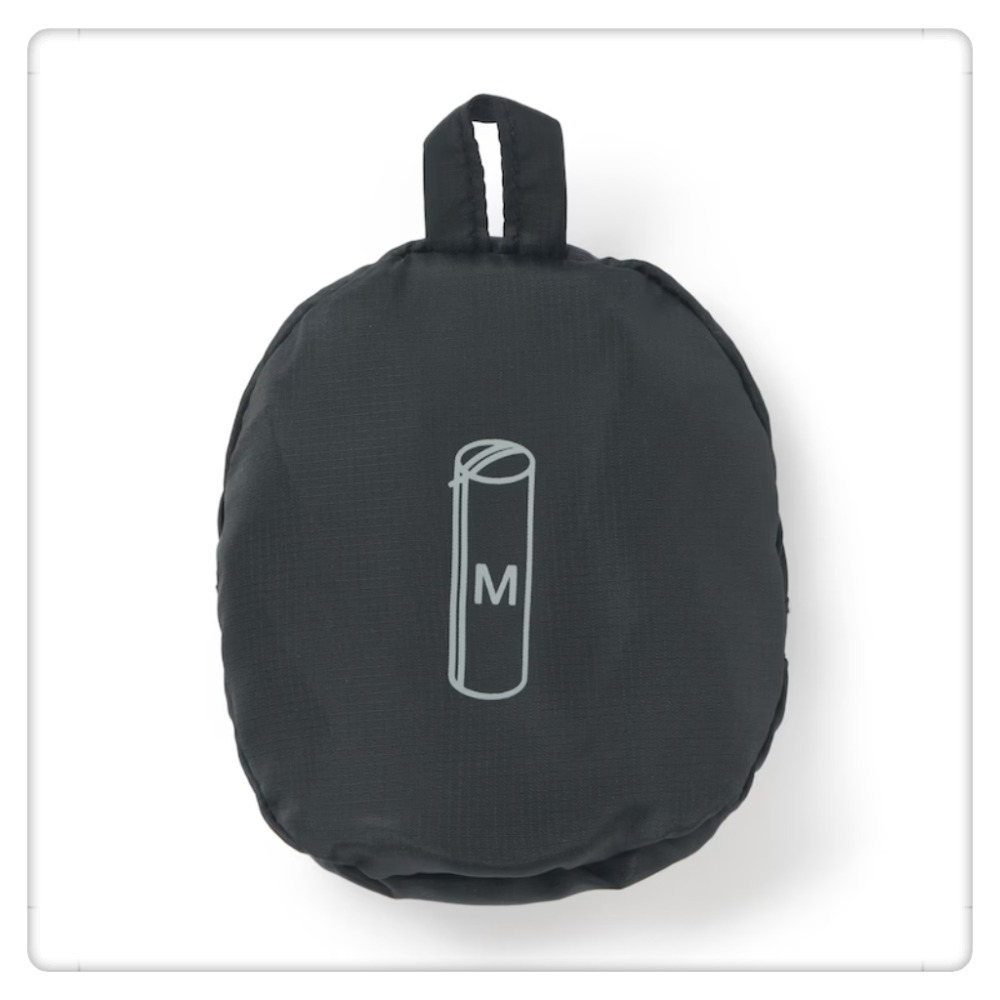 (現貨)  日本 MUJI 無印良品 可折疊行李收納袋 圓柱型 聚酯纖維收納袋 行李收納袋 隙縫收納【米猴小舖】-規格圖6