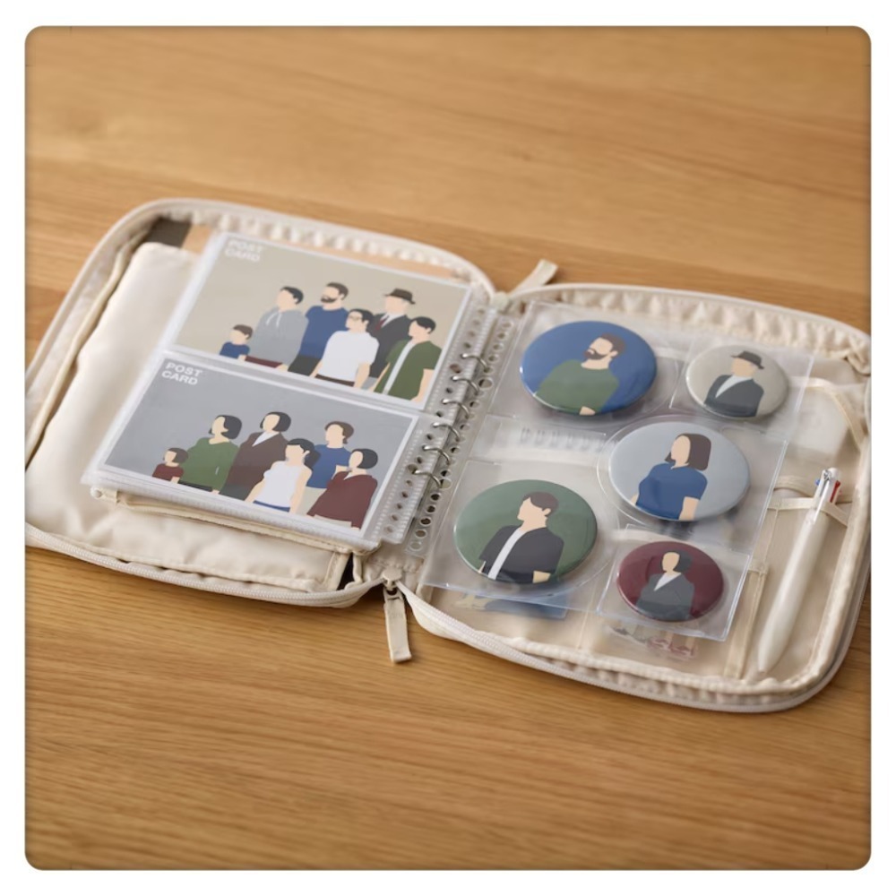 (現貨) MUJI 無印良品  A5尺寸收納包(280*220*35cm) 多功能收納包 旅行收納 文具收納【米猴小舖-細節圖5