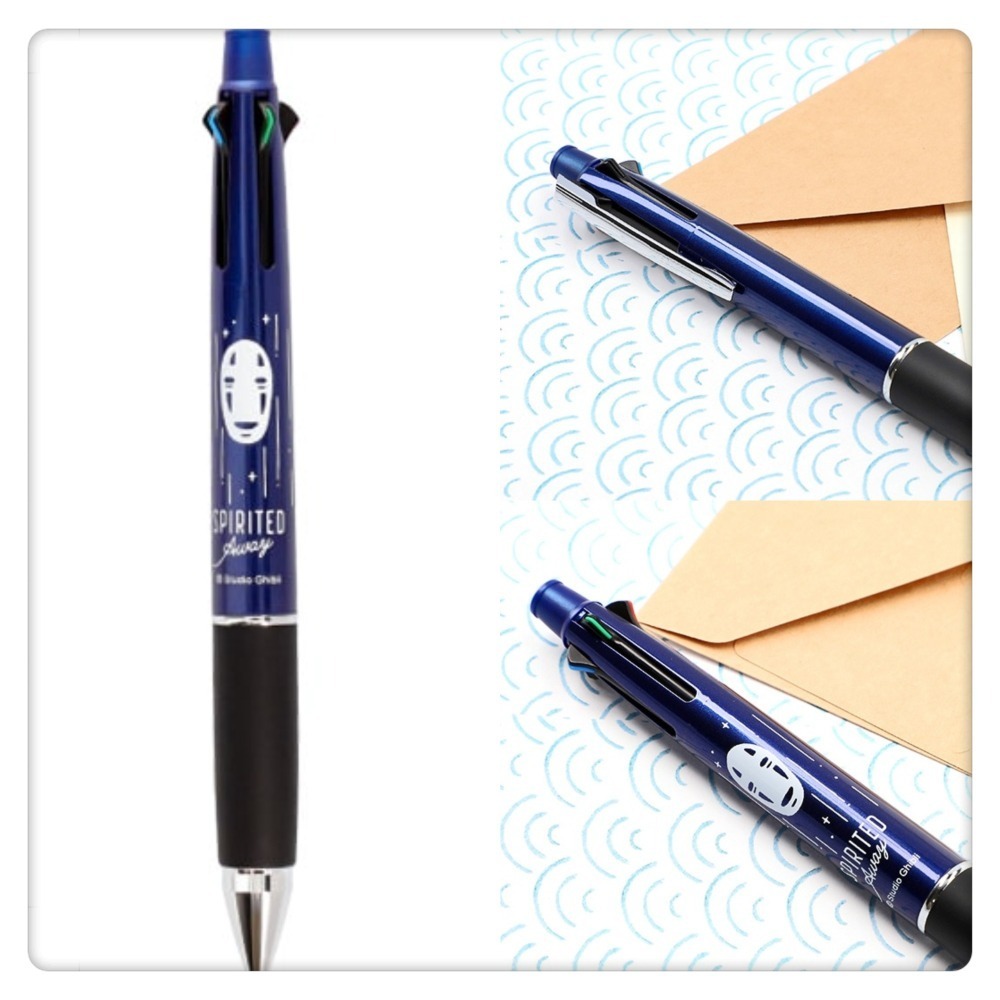 (現貨) 吉卜力 Jetstream 4&1原子筆 自動鉛筆 宮崎駿動畫 天空之城 黑貓kiki 龍貓【米猴小舖】-細節圖2