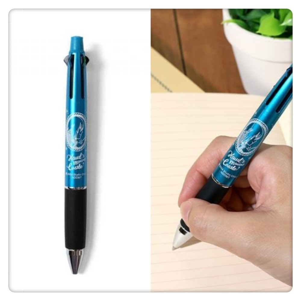 (現貨) 吉卜力 Jetstream 4&1原子筆 自動鉛筆 宮崎駿動畫 天空之城 黑貓kiki 龍貓【米猴小舖】-細節圖4