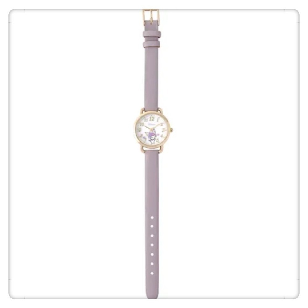 (現貨) 卡通人物皮革手錶  三麗鷗系列  Kitty 大耳狗 庫洛米 手錶 腕錶【米猴小舖】-規格圖2