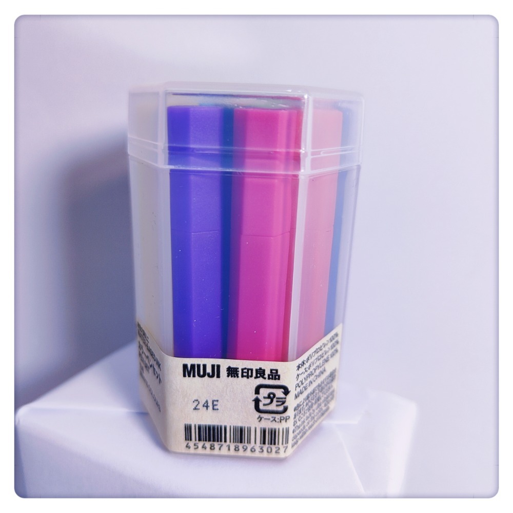 (現貨) 無印良品 MUJI 六角水性筆 雙色雙頭組 迷你組 水性筆組【米猴小舖】-規格圖4