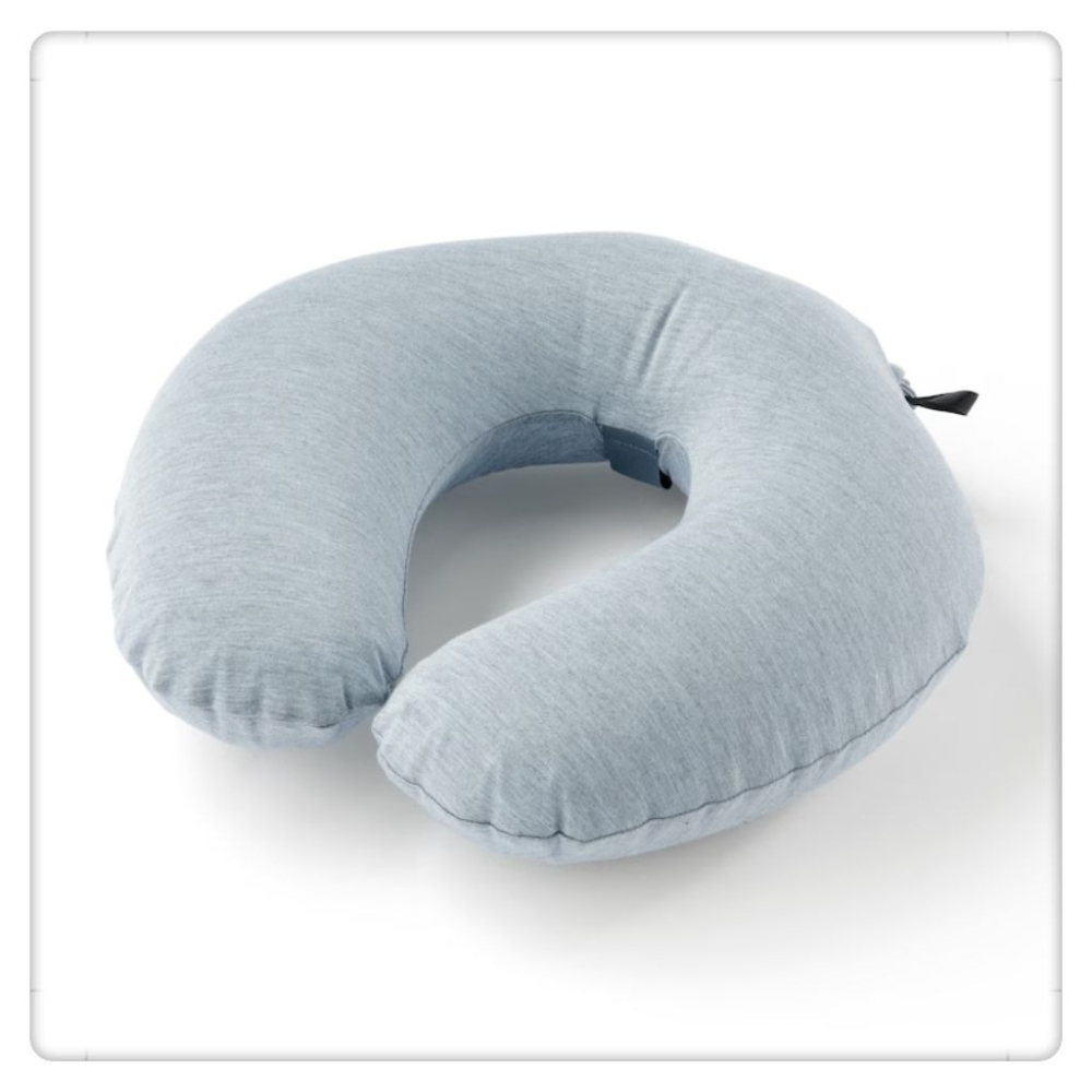 (現貨) 無印良品 MUJI  充氣頸枕 秒收 U型枕 空氣頸枕 旅行用頸枕【米猴小舖】-細節圖4