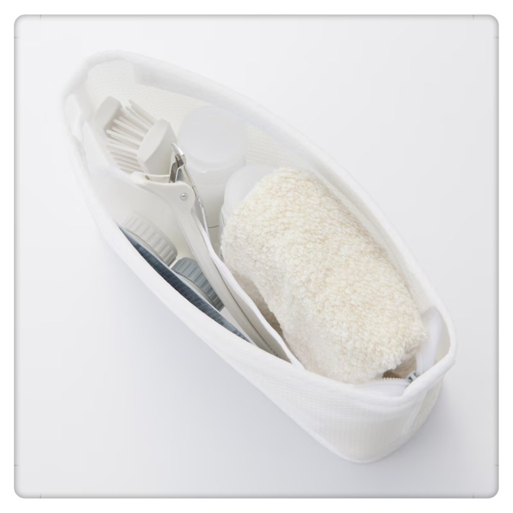 (現貨) 無印良品 MUJI  EVA 浴室用收納袋 收納包 防水包【米猴小舖】-細節圖5