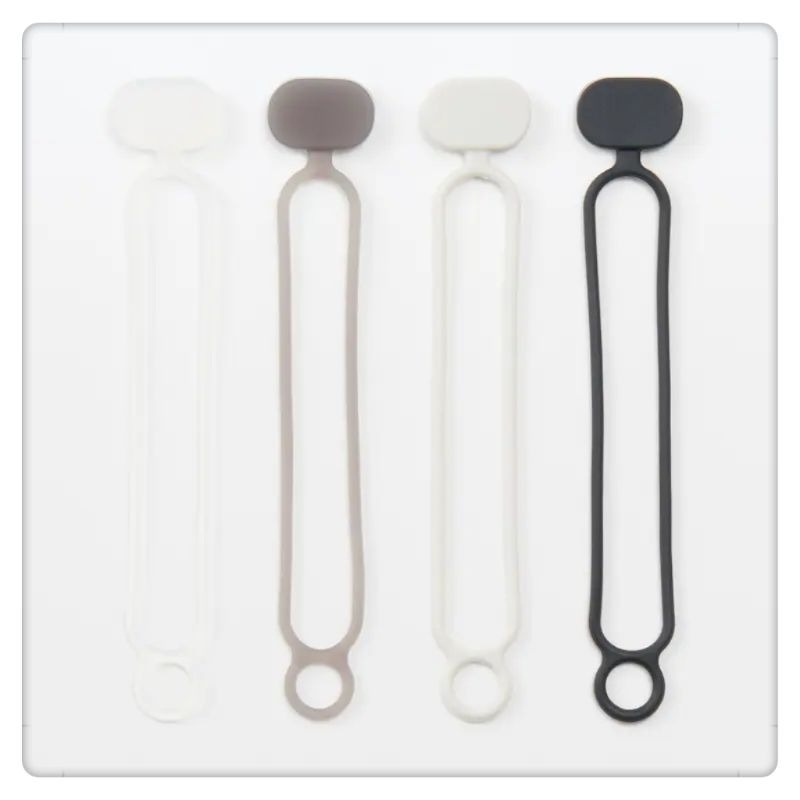 (現貨) 無印良品 MUJI 多功能 矽膠束帶 12入 綁繩 耐熱束帶【米猴小舖】-細節圖2