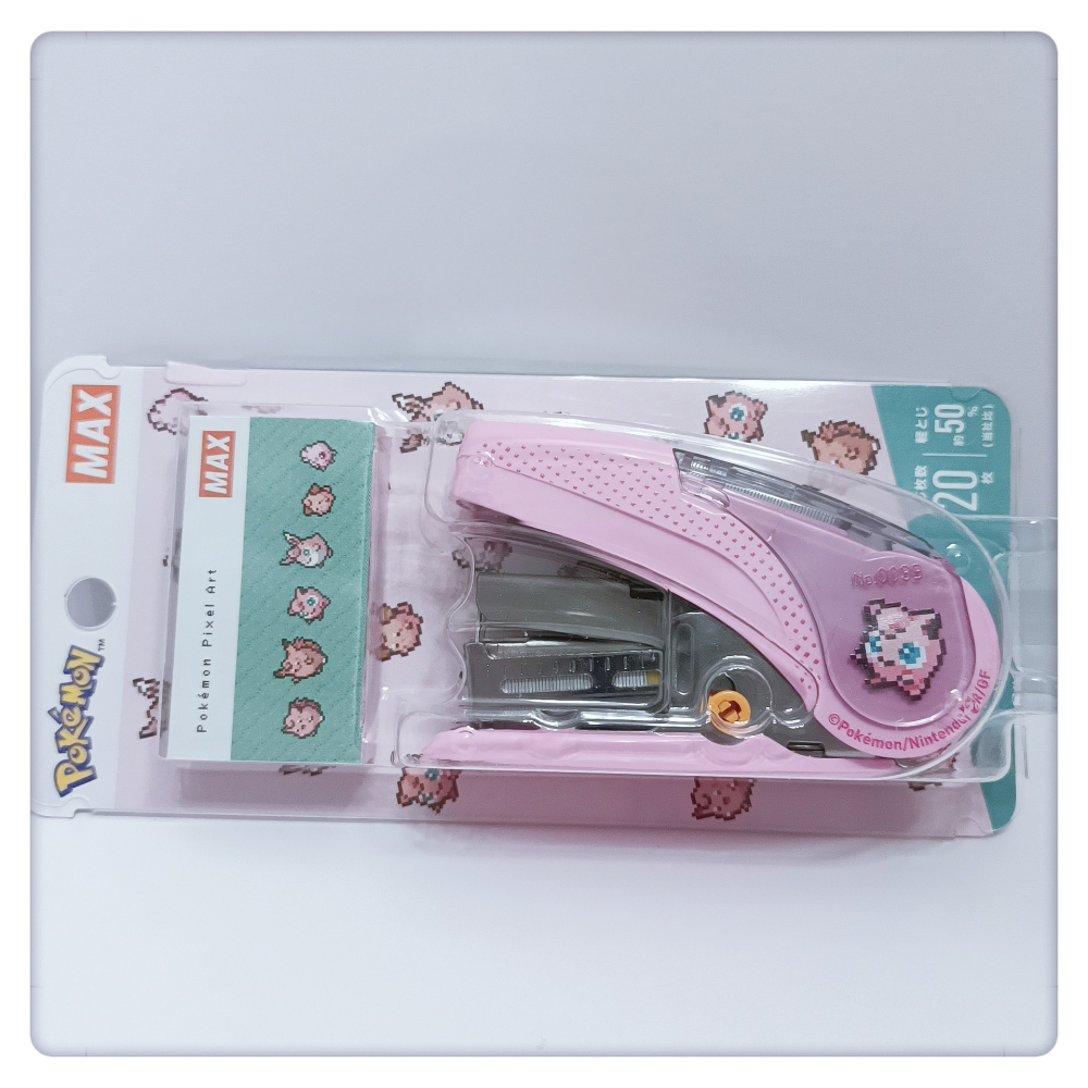 (現貨) 寶可夢釘書機 MAX  訂書針組合(HD-10NLK) 寶可夢系列 路卡利歐 胖丁 波加漫【米猴小舖】-細節圖2