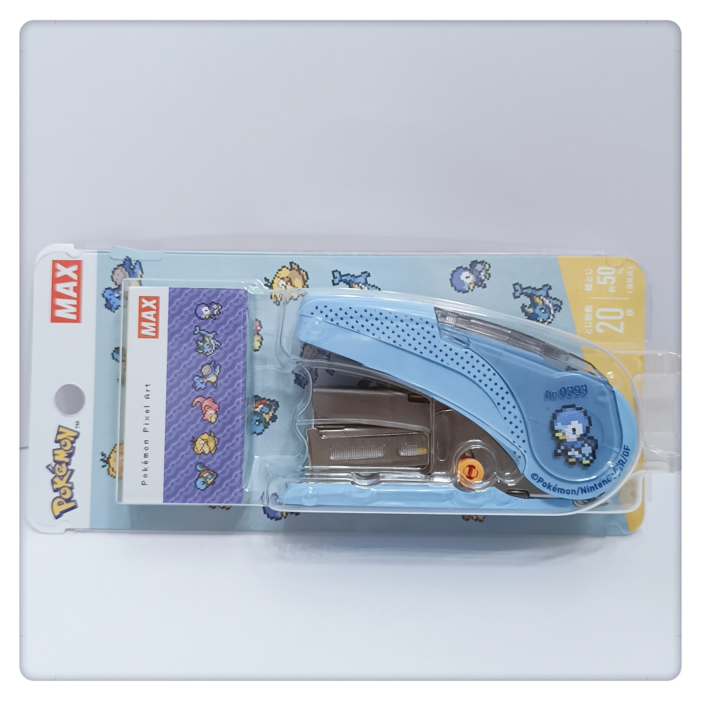 (現貨) 寶可夢釘書機 MAX  訂書針組合(HD-10NLK) 寶可夢系列 路卡利歐 胖丁 波加漫【米猴小舖】-細節圖3