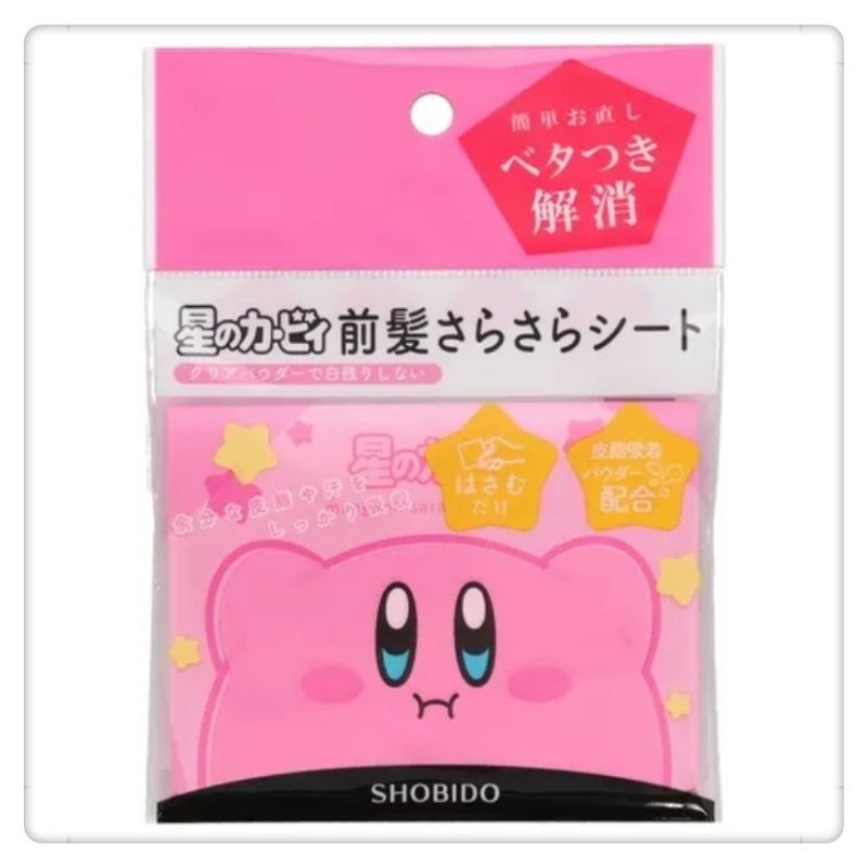 (現貨) 星之卡比 瀏海吸油面紙 瀏海定型刷 粧美堂SHOBIDO 卡比【米猴小舖】-規格圖3