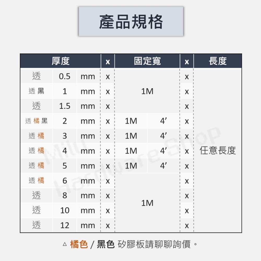 【咪嚕五金】矽膠板 0.5~12mm厚 客製化裁切 矽膠墊片 矽膠墊 矽膠片 硅膠片 矽膠耐熱板 矽膠耐熱片 矽橡膠板-細節圖3