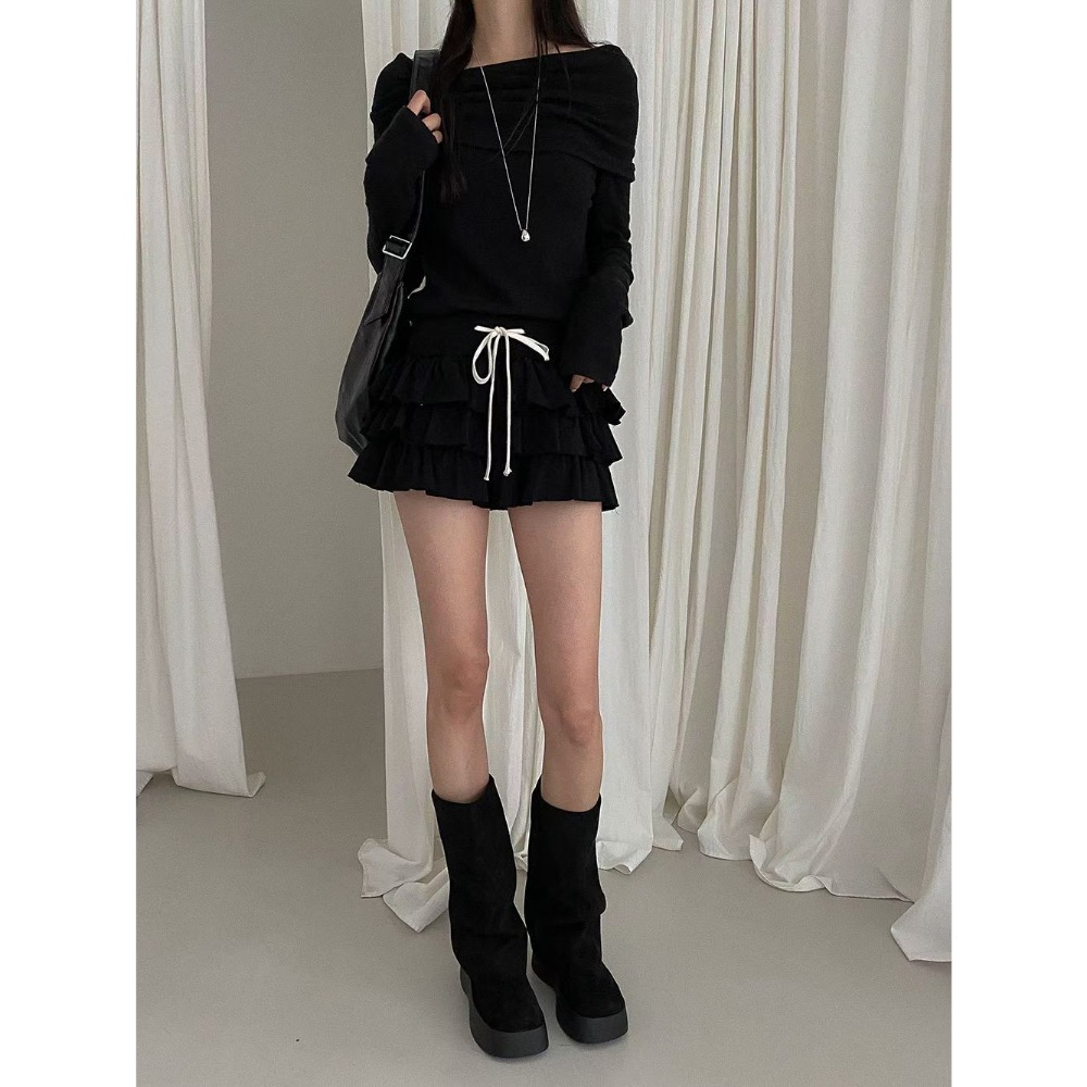 走在時尚的尖端👢正韓落地長靴-細節圖5