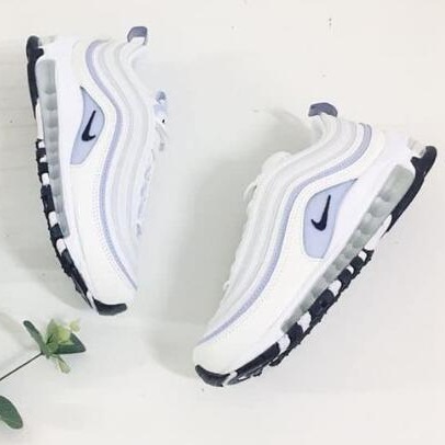 韓國直達-Nike Air Max 97 全黑反光全白氣墊男鞋女鞋復古情侶鞋921826