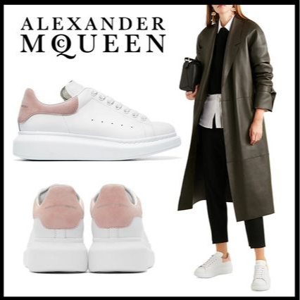 84號 韓國直達- Alexander McQueen MCQ 小白鞋皮革黑尾男鞋女鞋 553680WHGP59061-細節圖11