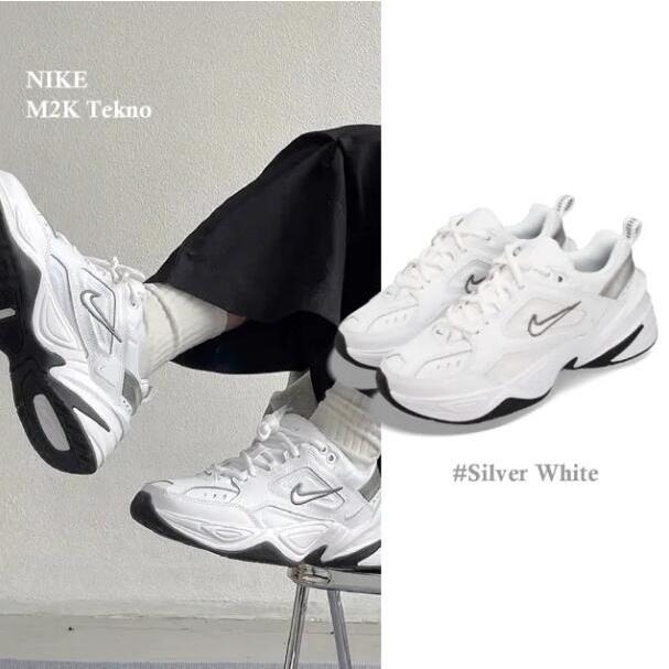 限時特惠❥ NIKE M2K TEKNO 白銀 老爹鞋 復古 休閒鞋 女款 BQ3378-100-細節圖3