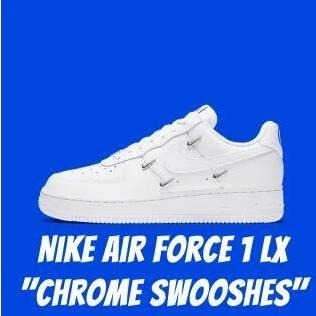 71號限時特惠❥ Nike Air Force 1 07 LX 女鞋 白 泫雅 銀色小勾運動休閒鞋 CT1990-100-細節圖3