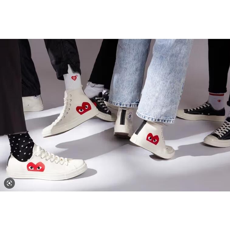 限時特惠❥ converse Chuck 70 x CDG Play 川久保玲 匡威 1970 帆布鞋 女鞋 男鞋-細節圖2