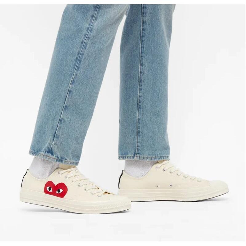 限時特惠❥ converse Chuck 70 x CDG Play 川久保玲 匡威 1970 帆布鞋 女鞋 男鞋-細節圖3