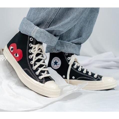 限時特惠❥ converse Chuck 70 x CDG Play 川久保玲 匡威 1970 帆布鞋 女鞋 男鞋-細節圖5