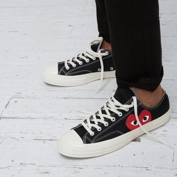 限時特惠❥ converse Chuck 70 x CDG Play 川久保玲 匡威 1970 帆布鞋 女鞋 男鞋-細節圖6