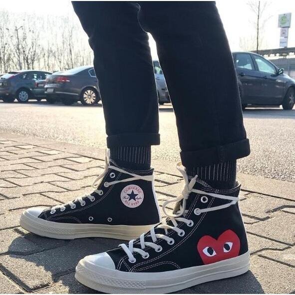 限時特惠❥ converse Chuck 70 x CDG Play 川久保玲 匡威 1970 帆布鞋 女鞋 男鞋-細節圖9