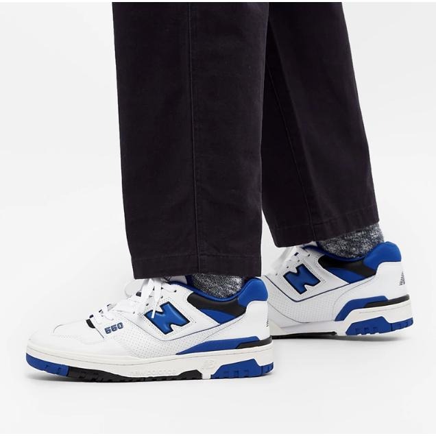 限時特惠❥ IU 李知恩 New balance 550 灰白 奶油白 慢跑鞋 休閒鞋 男女鞋 鐵灰 BB550WTG-細節圖9