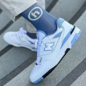 限時特惠❥ IU 李知恩 New balance 550 灰白 奶油白 慢跑鞋 休閒鞋 男女鞋 鐵灰 BB550WTG-規格圖9