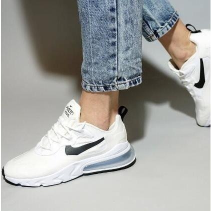 89號 限時特惠❥ Nike Air Max 270 React 女鞋男鞋 氣墊鞋  玫瑰金 奶茶色CI3899-101-細節圖4