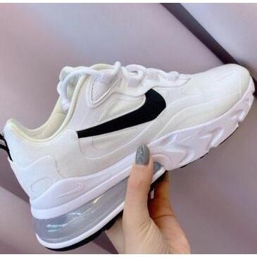 89號 限時特惠❥ Nike Air Max 270 React 女鞋男鞋 氣墊鞋  玫瑰金 奶茶色CI3899-101-細節圖6