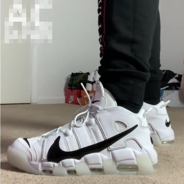 限時特惠❥ Nike Air more uptempo 96 黑白大AIR 復刻運動鞋慢跑鞋籃球