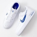 56號 限時特惠❥ Nike Air Force 1 白黑 白藍 手繪 塗鴉 彩繪 休閒鞋手繪圖稿 CW7581-101-規格圖9