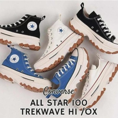 限時特惠❥ CONVERSE ALL STAR 100 TREKWAVE OX 低筒 厚底 鋸齒 男女 情侶款